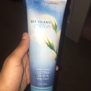 Bath and body works lotion sea island cotton